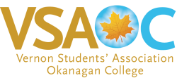 VSAOC - Vernon Students' Association - Okanagan College Mobile Header