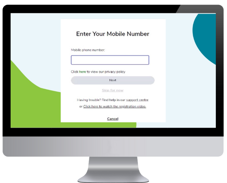 GreenShield Canada Everywhere Tool - Enter mobile number page screenshot